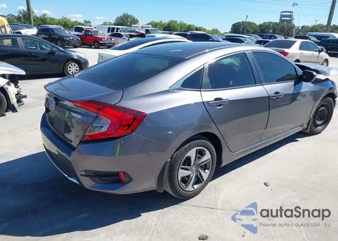 2020 Honda Civic Lx из США, поврежденный, VIN 2HGFC2F65LH513707